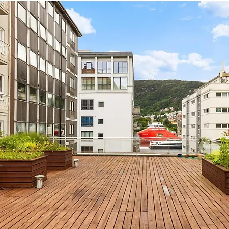 Nordnes Great 3 Elevator 2 Shared Roof Terraces Apartment Bergen